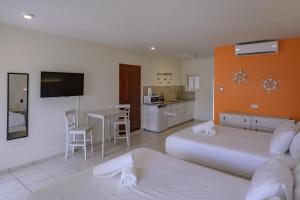 Küche/Küchenzeile in der Unterkunft MERAKII SEAVIEW ESCAPE CURACAO