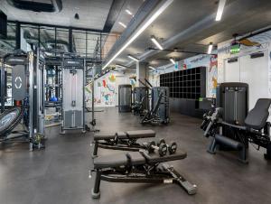 Γυμναστήριο ή/και όργανα γυμναστικής στο Modern Stay in Arts District LA