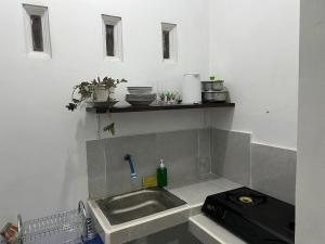 Η κουζίνα ή μικρή κουζίνα στο Park side nest studio room 1