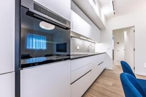 Kuchyň nebo kuchyňský kout v ubytování Trilocale Leonardo Treviglio Upper Stay