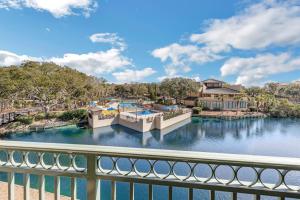 a view of the water at a resort at Ocean View at Island Club in Hilton Head Island