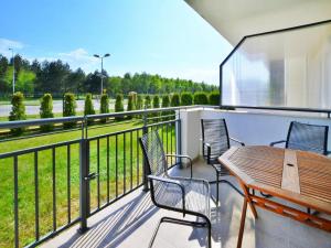 Balkón nebo terasa v ubytování Apartment in Grzybowo near Beach & Cycle Path