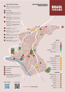 a map of the city of futbol tunghai at El Almazán in Buñol
