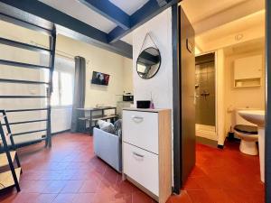 Η κουζίνα ή μικρή κουζίνα στο La Forgia - Centre Historique, Duplex, Clim, 2 personnes