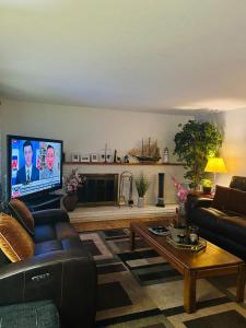 TV a/nebo společenská místnost v ubytování Emerald City 3 Bedroom 1 bath Home