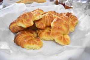 a pile of pastries on a plate on a table at La Ramada in Cafayate