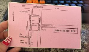 The floor plan of Minh Kieu 2 Hotel