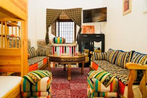 Posezení v ubytování The Cozy Studio in the heart of Medina