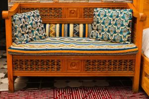 Postel nebo postele na pokoji v ubytování The Cozy Studio in the heart of Medina