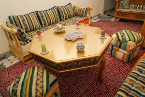 Posezení v ubytování The Cozy Studio in the heart of Medina