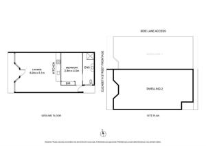 a floor plan of a house at The Radford on Elizabeth in Geelong West +4 photos