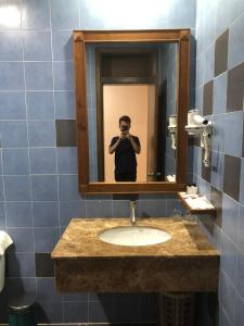 Koupelna v ubytování Gigame Signature Hotel