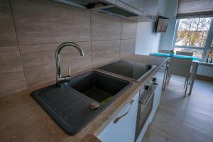 A kitchen or kitchenette at Family Apartments