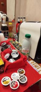 Coffee and tea making facilities at Max B&B Fiera