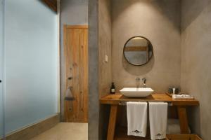 Vannituba majutusasutuses Huangshan Shanshui Boutique Hotel Liyang Scenic Area