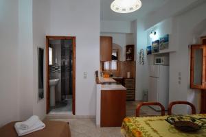 Kuchyň nebo kuchyňský kout v ubytování Antoni's Symi Home