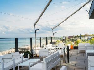 Nespecifikovaný výhled na moře nebo výhled na moře při pohledu z hotelu