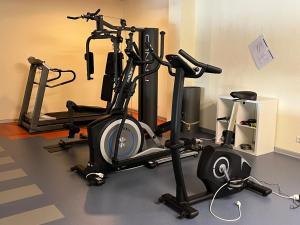 Fitness centrum a/nebo fitness zařízení v ubytování Ferienwohnung, 41 Qm