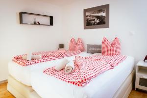 Postel nebo postele na pokoji v ubytování Chalet Sepp