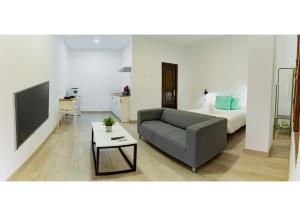 Postel nebo postele na pokoji v ubytování GAV Espinel