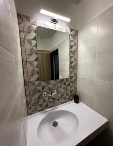 Koupelna v ubytování Motel Roudnice