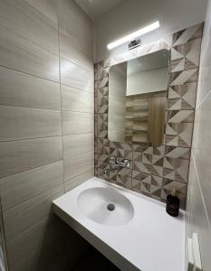 Koupelna v ubytování Motel Roudnice