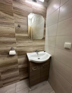 Koupelna v ubytování Motel Roudnice
