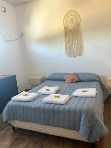 Ένα ή περισσότερα κρεβάτια σε δωμάτιο στο Shanti Loft