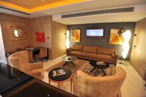 Χώρος καθιστικού στο Hotel Vague d'or