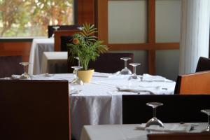 En restaurang eller annat matställe på Hotel Picasso