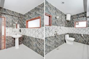 a bathroom with a toilet and a sink at Super Collection O Sector 20 Noida in Noida