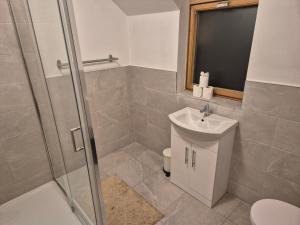 Bilik mandi di Laneway Hostel Lahinch