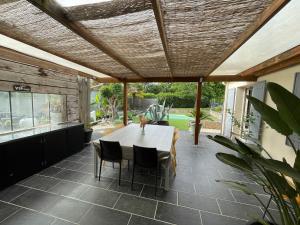 Κήπος έξω από το Maison de vacances