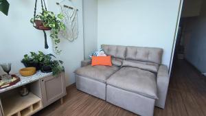 Posezení v ubytování Apartamento com vista incrível no Flamengo