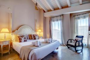Katil atau katil-katil dalam bilik di Hotel de Riu Boutique