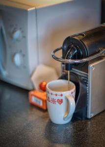 Kemudahan buat kopi dan teh di #AH16 Les Quirlies Sublime family cottage +26 gambar