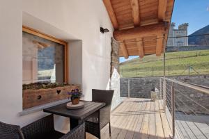 Balkón nebo terasa v ubytování Alpine A-S