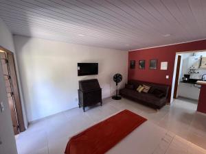 Μια τηλεόραση ή/και κέντρο ψυχαγωγίας στο Studio moderno em Itaipava