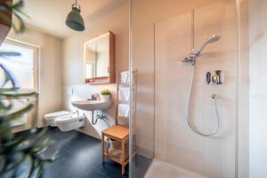 Ένα μπάνιο στο Apartment Domus