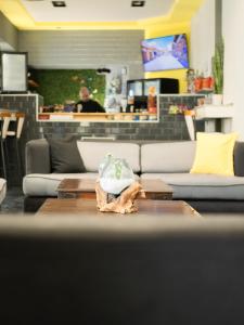 Posezení v ubytování City Plus Rhodes Hotel