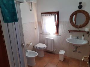 Koupelna v ubytování Il Parco