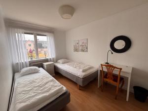 Krevet ili kreveti u jedinici u okviru objekta Villa söder om Varberg