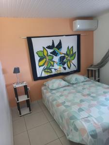 Voodi või voodid majutusasutuse L'escale Paisible toas