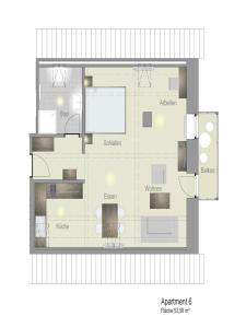 IgersheimにあるApartment 06の家の間取り図