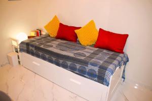 Ένα ή περισσότερα κρεβάτια σε δωμάτιο στο A casa di Cicca