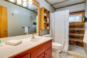 Bilik mandi di Fire Pit and Views! Blue Ridge Mtns Family Cabin +29 gambar