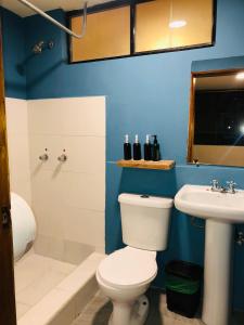Koupelna v ubytování Hotel Brio Centro