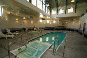 a large swimming pool in a large building at Pet Friendly With A Fireplace A Pool Near Mountain Biking And Skiing in Silverthorne