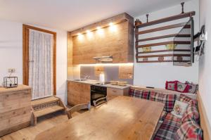 Kuchyň nebo kuchyňský kout v ubytování Charming Studio