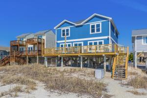 Bygningen som feriehuset ligger i